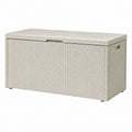 Outdoor Storage Box Polypropylene Beige 120x45x60 cm