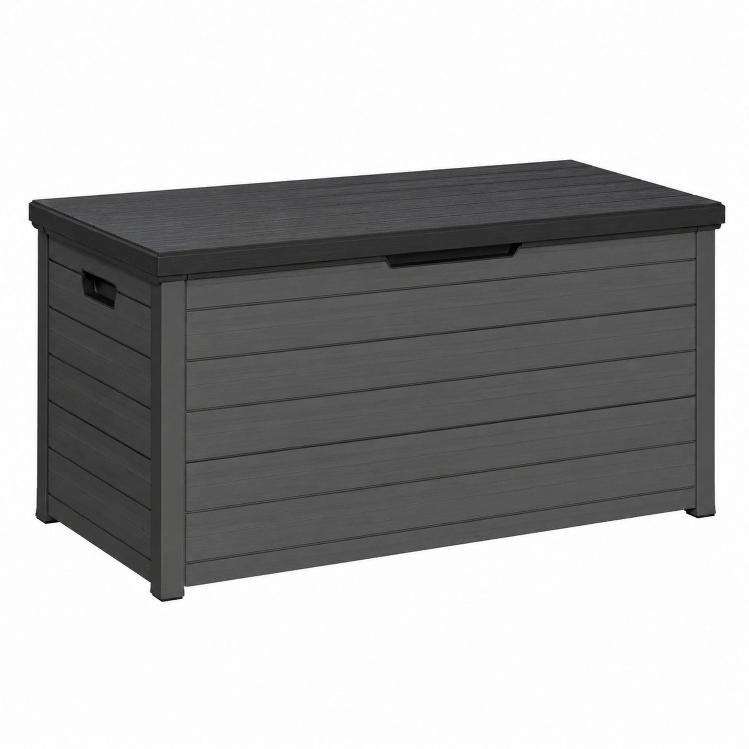 Outdoor Patio Storage Box Resin Grey 120cm