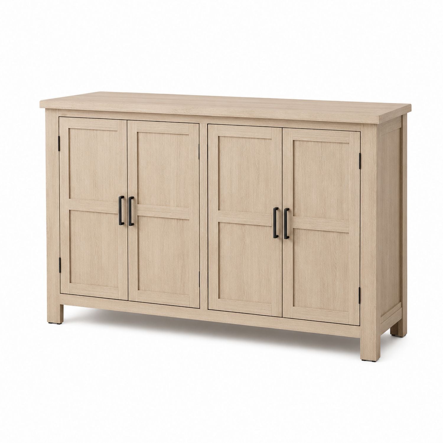 Oak Sideboard Buffet with Four Doors 150cm x 45cm x 90cm