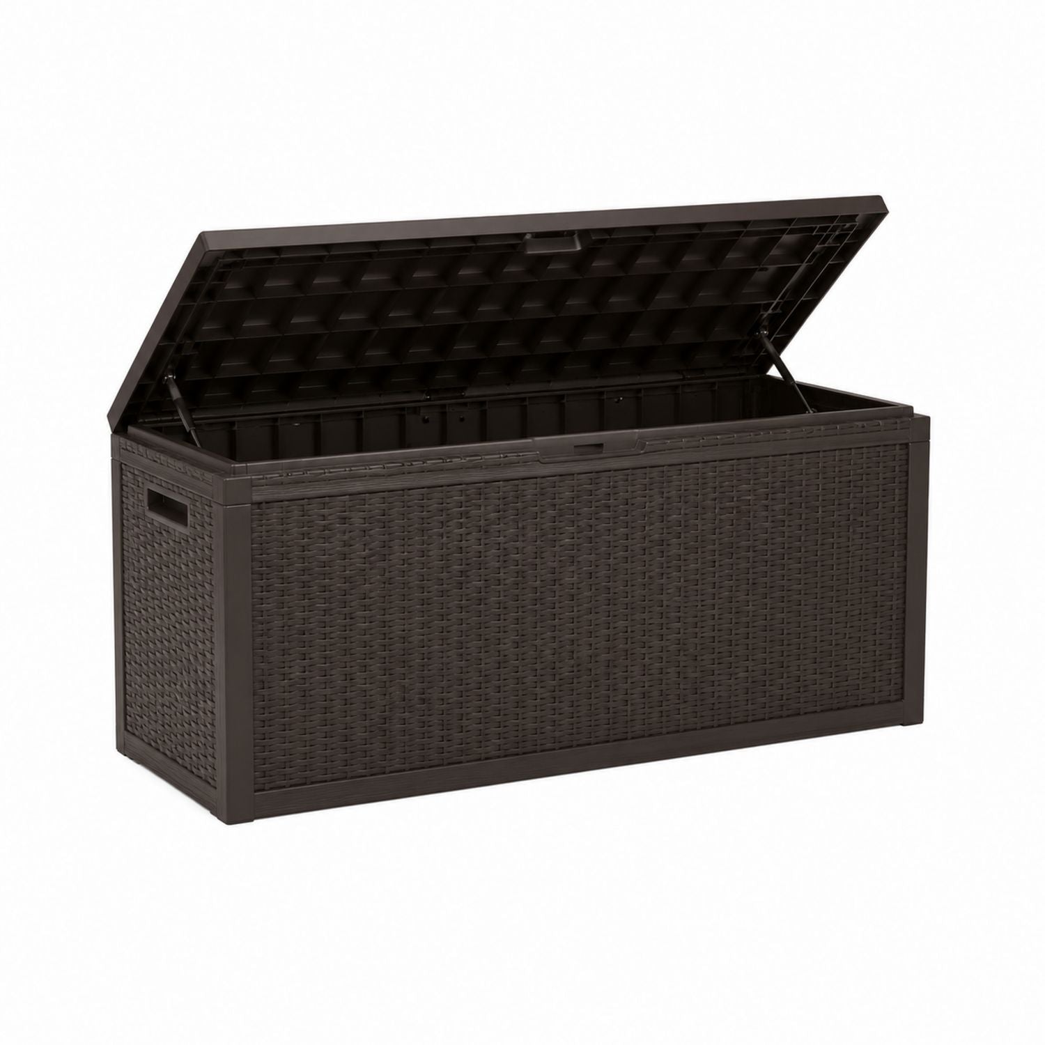 Outdoor Storage Box Resin Rattan 120cm x 60cm x 55cm
