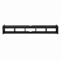 Black MDF Floating TV Stand with 4 Compartments 180cm